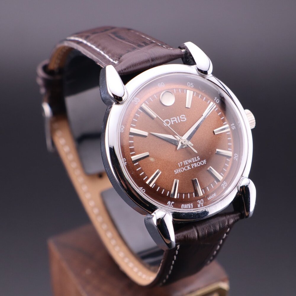 Oris Vintage Swiss 17 Jewels Hand-Wound Mechanical Men's Watch - FREE SHIPPING